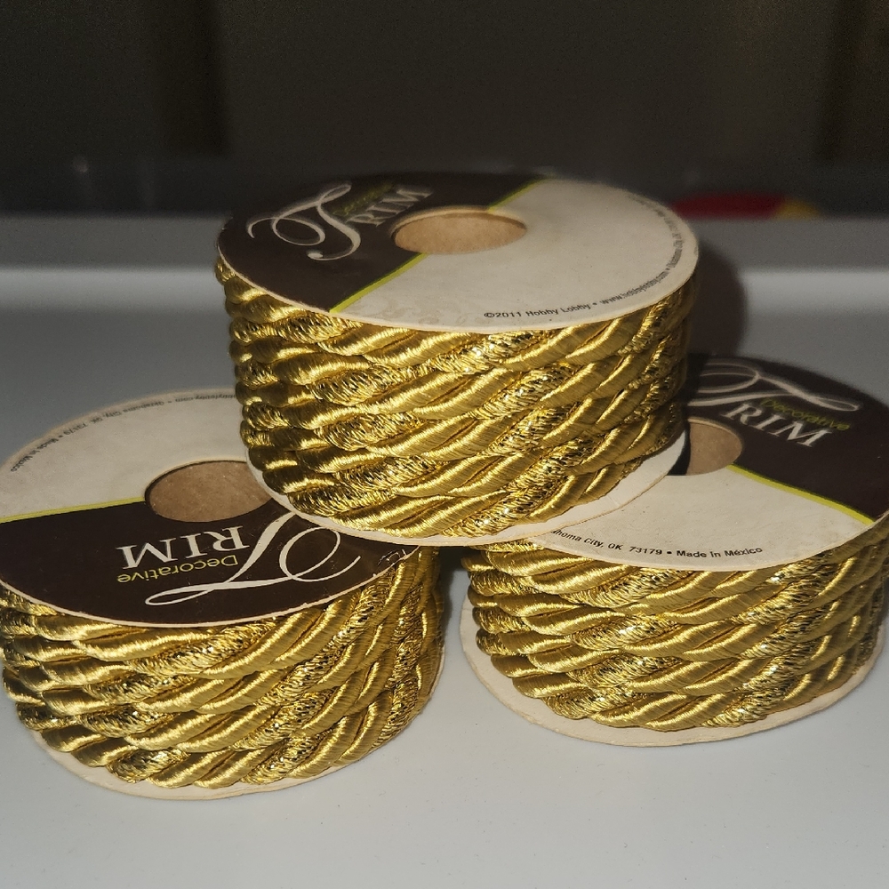 Hobby Lobby Gold Decorative Trim